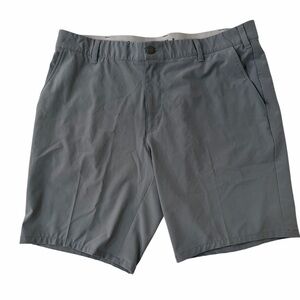Adidas Men's Charcoal Flat Front Shorts